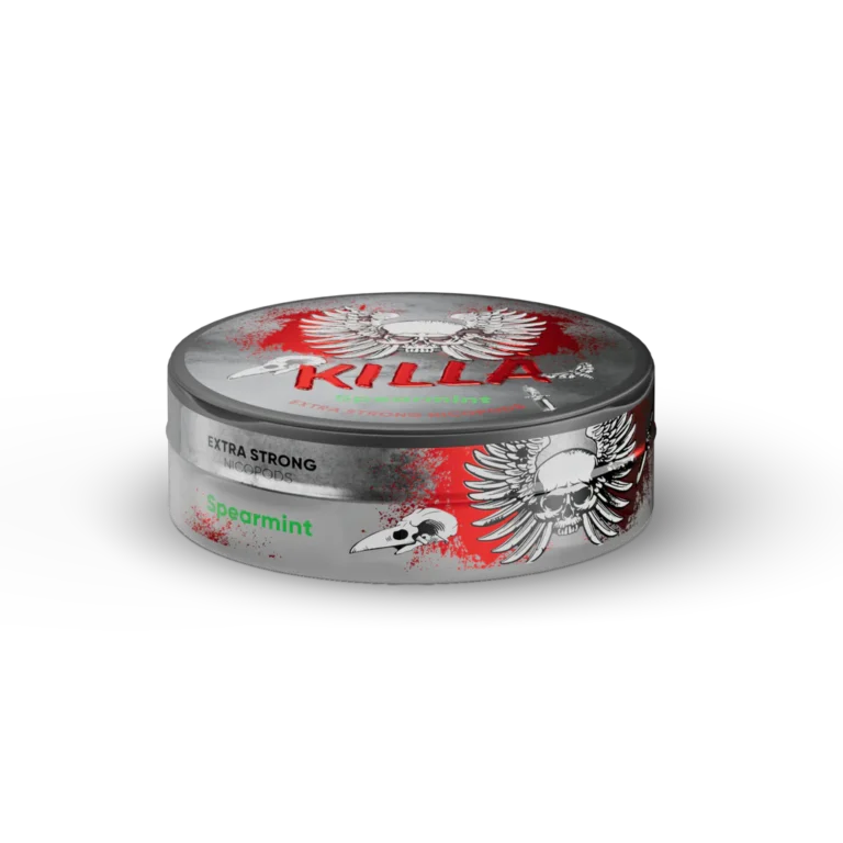 KILLA Spearmint chính hãng tại Engu Pouches, sản phẩm nicotine pouch chất lượng, giao hàng toàn quốc siêu nhanh